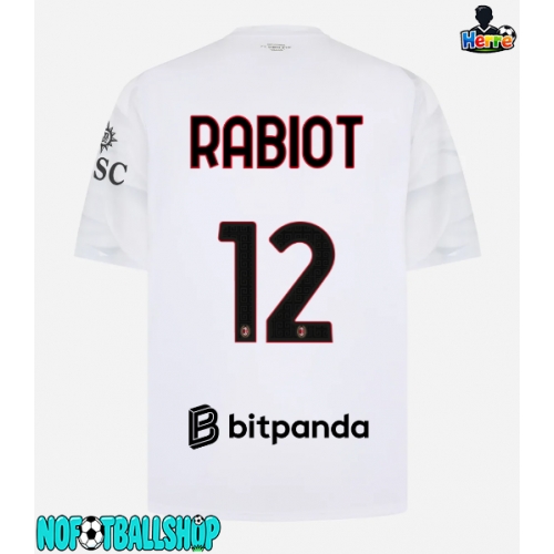 AC Milan Adrien Rabiot #12 Borte Drakt 2026-27 Kortermet AC Milan Adrien Rabiot #12 Borte Drakt 2026-27 Kortermet