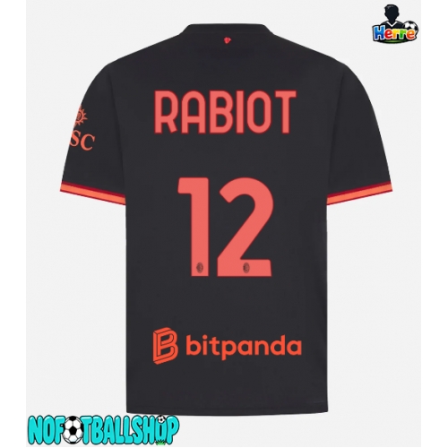 AC Milan Adrien Rabiot #12 Tredjedrakt 2026-27 Kortermet AC Milan Adrien Rabiot #12 Tredjedrakt 2026-27 Kortermet