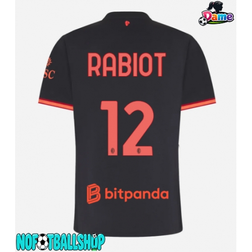 AC Milan Adrien Rabiot #12 Tredjedrakt Dame 2026-27 Kortermet AC Milan Adrien Rabiot #12 Tredjedrakt Dame 2026-27 Kortermet
