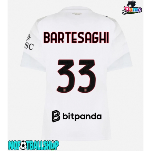 AC Milan Davide Bartesaghi #33 Borte Drakt Dame 2026-27 Kortermet AC Milan Davide Bartesaghi #33 Borte Drakt Dame 2026-27 Kortermet