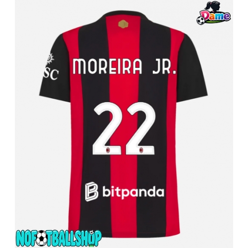AC Milan Diego Moreira #22 Hjemmedrakt Dame 2026-27 Kortermet AC Milan Diego Moreira #22 Hjemmedrakt Dame 2026-27 Kortermet