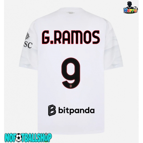 AC Milan Goncalo Ramos #9 Borte Drakt 2026-27 Kortermet AC Milan Goncalo Ramos #9 Borte Drakt 2026-27 Kortermet