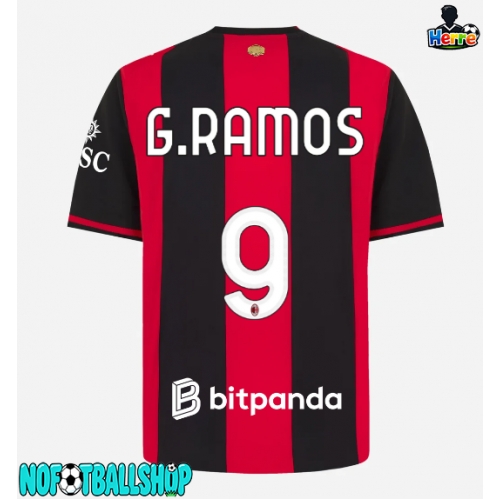 AC Milan Goncalo Ramos #9 Hjemmedrakt 2026-27 Kortermet AC Milan Goncalo Ramos #9 Hjemmedrakt 2026-27 Kortermet
