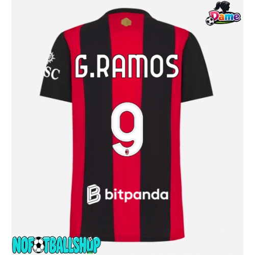 AC Milan Goncalo Ramos #9 Hjemmedrakt Dame 2026-27 Kortermet AC Milan Goncalo Ramos #9 Hjemmedrakt Dame 2026-27 Kortermet