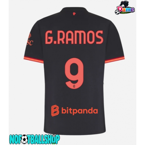 AC Milan Goncalo Ramos #9 Tredjedrakt Dame 2026-27 Kortermet AC Milan Goncalo Ramos #9 Tredjedrakt Dame 2026-27 Kortermet