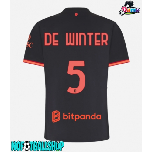 AC Milan Koni De Winter #5 Tredjedrakt Dame 2026-27 Kortermet AC Milan Koni De Winter #5 Tredjedrakt Dame 2026-27 Kortermet