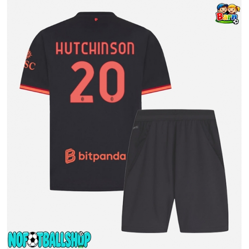 AC Milan Omari Hutchinson #20 Tredjedraktsett Barn 2026-27 Kortermet (+ Korte bukser) AC Milan Omari Hutchinson #20 Tredjedraktsett Barn 2026-27 Kortermet (+ Korte bukser)