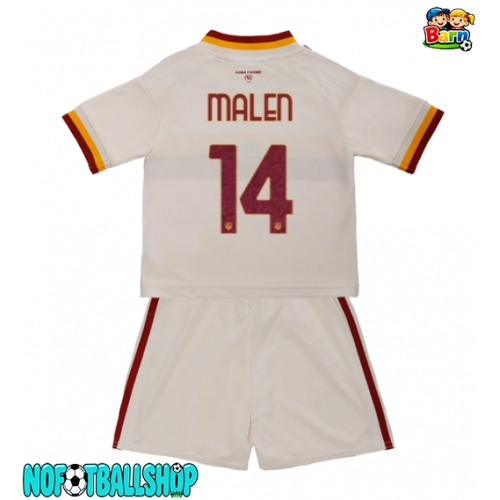 AS Roma Donyell Malen #14 Bortedraktsett Barn 2026-27 Kortermet (+ Korte bukser) AS Roma Donyell Malen #14 Bortedraktsett Barn 2026-27 Kortermet (+ Korte bukser)