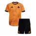 AS Roma Evan Ferguson #11 Bortedraktsett Barn 2025-26 Kortermet (+ Korte bukser)