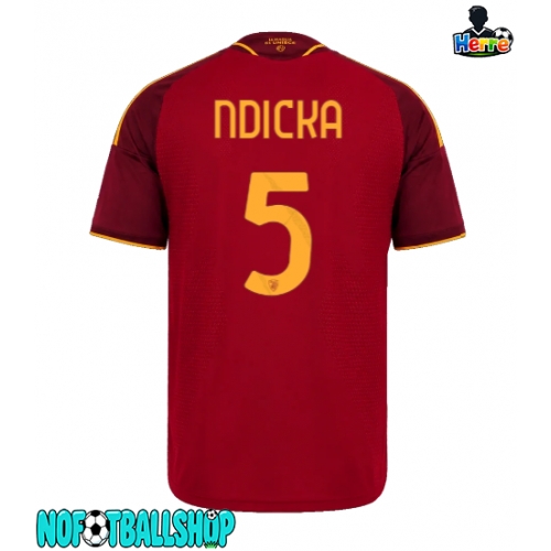 AS Roma Evan Ndicka #5 Hjemmedrakt 2026-27 Kortermet AS Roma Evan Ndicka #5 Hjemmedrakt 2026-27 Kortermet