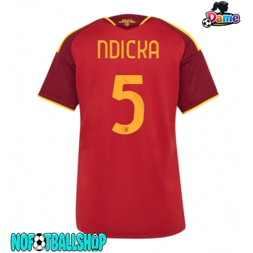 AS Roma Evan Ndicka #5 Hjemmedrakt Dame 2026-27 Kortermet AS Roma Evan Ndicka #5 Hjemmedrakt Dame 2026-27 Kortermet