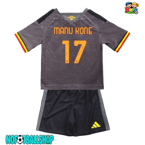 AS Roma Manu Kone #17 Tredjedraktsett Barn 2026-27 Kortermet (+ Korte bukser) AS Roma Manu Kone #17 Tredjedraktsett Barn 2026-27 Kortermet (+ Korte bukser)