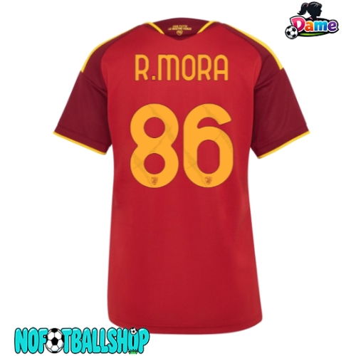 AS Roma Rodrigo Mora #86 Hjemmedrakt Dame 2026-27 Kortermet AS Roma Rodrigo Mora #86 Hjemmedrakt Dame 2026-27 Kortermet