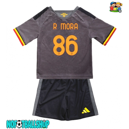 AS Roma Rodrigo Mora #86 Tredjedraktsett Barn 2026-27 Kortermet (+ Korte bukser) AS Roma Rodrigo Mora #86 Tredjedraktsett Barn 2026-27 Kortermet (+ Korte bukser)