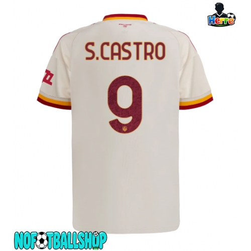 AS Roma Santiago Castro #9 Borte Drakt 2026-27 Kortermet AS Roma Santiago Castro #9 Borte Drakt 2026-27 Kortermet