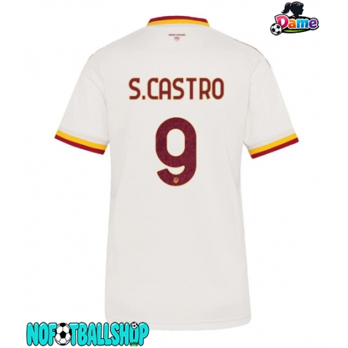 AS Roma Santiago Castro #9 Borte Drakt Dame 2026-27 Kortermet AS Roma Santiago Castro #9 Borte Drakt Dame 2026-27 Kortermet