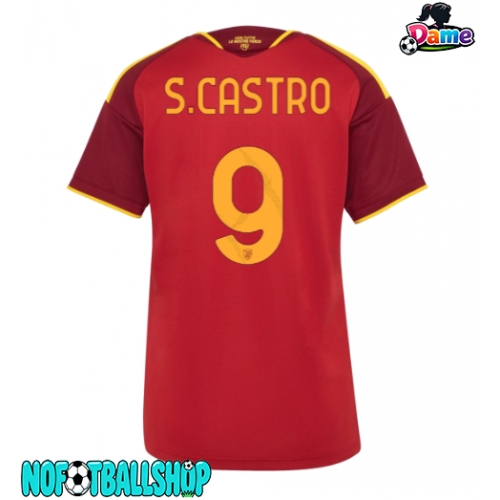 AS Roma Santiago Castro #9 Hjemmedrakt Dame 2026-27 Kortermet AS Roma Santiago Castro #9 Hjemmedrakt Dame 2026-27 Kortermet