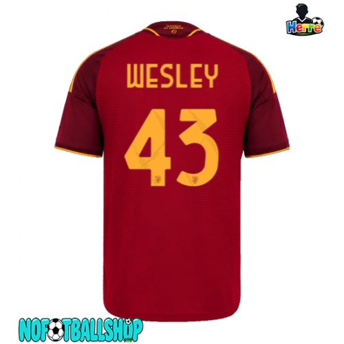 AS Roma Wesley Franca #43 Hjemmedrakt 2026-27 Kortermet AS Roma Wesley Franca #43 Hjemmedrakt 2026-27 Kortermet