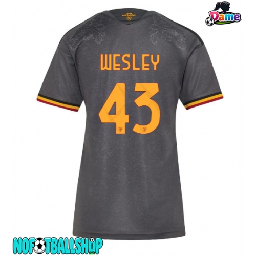 AS Roma Wesley Franca #43 Tredjedrakt Dame 2026-27 Kortermet AS Roma Wesley Franca #43 Tredjedrakt Dame 2026-27 Kortermet