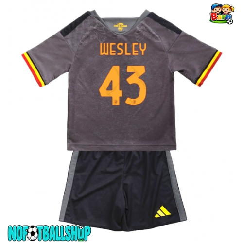 AS Roma Wesley Franca #43 Tredjedraktsett Barn 2026-27 Kortermet (+ Korte bukser) AS Roma Wesley Franca #43 Tredjedraktsett Barn 2026-27 Kortermet (+ Korte bukser)