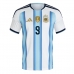 Argentina Julian Alvarez #9 Hjemmedrakt VM 2026 Kortermet