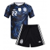 Argentina Lautaro Martinez #22 Bortedraktsett Barn VM 2026 Kortermet (+ Korte bukser) Argentina Lautaro Martinez #22 Bortedraktsett Barn VM 2026 Kortermet (+ Korte bukser)