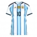 Argentina Lionel Messi #10 Hjemmedrakt Dame VM 2026 Kortermet