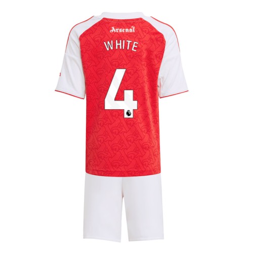 Arsenal Ben White #4 Hjemmedraktsett Barn 2025-26 Kortermet (+ Korte bukser) Arsenal Ben White #4 Hjemmedraktsett Barn 2025-26 Kortermet (+ Korte bukser)