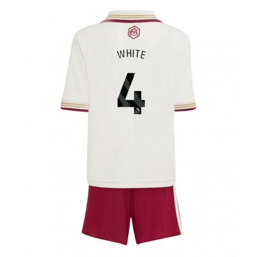 Arsenal Ben White #4 Tredjedraktsett Barn 2025-26 Kortermet (+ Korte bukser) Arsenal Ben White #4 Tredjedraktsett Barn 2025-26 Kortermet (+ Korte bukser)