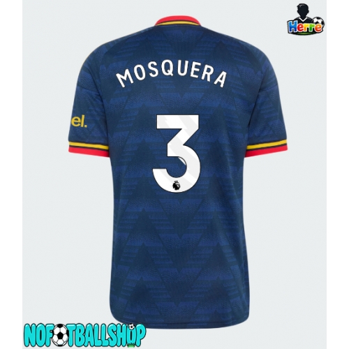 Arsenal Cristhian Mosquera #3 Borte Drakt 2026-27 Kortermet Arsenal Cristhian Mosquera #3 Borte Drakt 2026-27 Kortermet