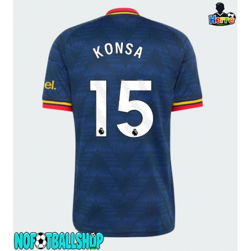 Arsenal Ezri Konsa #15 Borte Drakt 2026-27 Kortermet Arsenal Ezri Konsa #15 Borte Drakt 2026-27 Kortermet