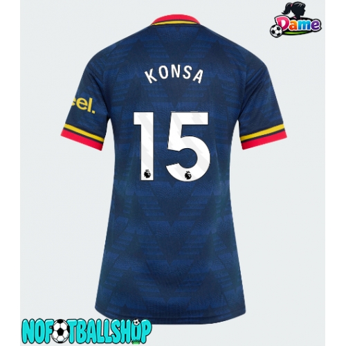Arsenal Ezri Konsa #15 Borte Drakt Dame 2026-27 Kortermet Arsenal Ezri Konsa #15 Borte Drakt Dame 2026-27 Kortermet