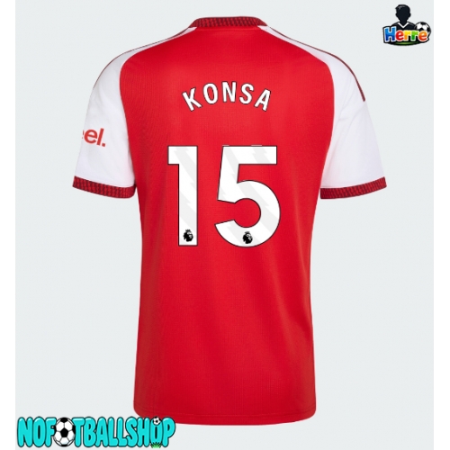 Arsenal Ezri Konsa #15 Hjemmedrakt 2026-27 Kortermet Arsenal Ezri Konsa #15 Hjemmedrakt 2026-27 Kortermet