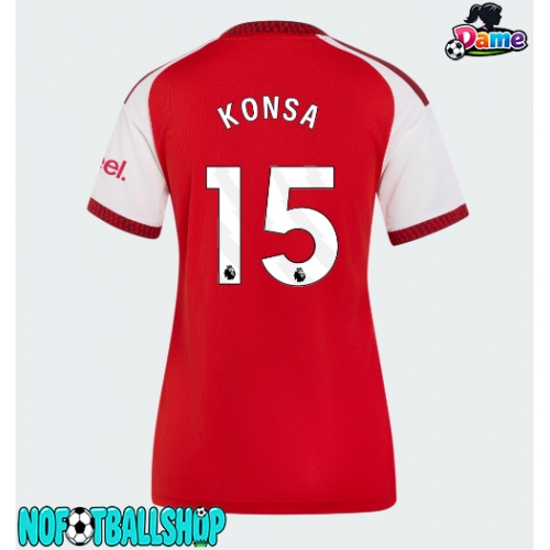 Arsenal Ezri Konsa #15 Hjemmedrakt Dame 2026-27 Kortermet Arsenal Ezri Konsa #15 Hjemmedrakt Dame 2026-27 Kortermet