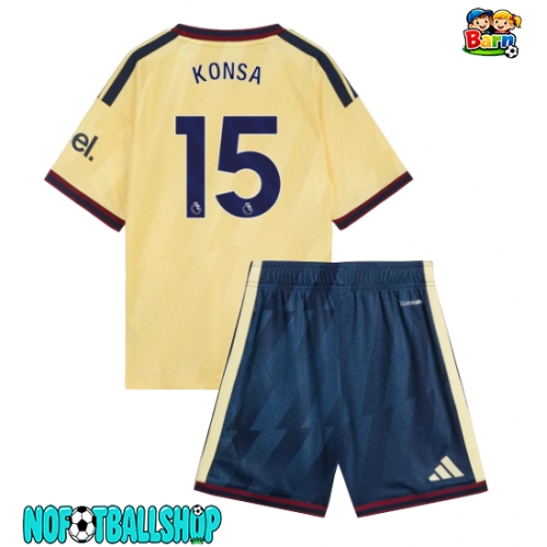 Arsenal Ezri Konsa #15 Tredjedraktsett Barn 2026-27 Kortermet (+ Korte bukser) Arsenal Ezri Konsa #15 Tredjedraktsett Barn 2026-27 Kortermet (+ Korte bukser)