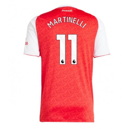 Arsenal Gabriel Martinelli #11 Hjemmedrakt 2025-26 Kortermet Arsenal Gabriel Martinelli #11 Hjemmedrakt 2025-26 Kortermet