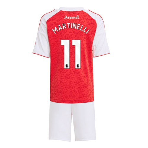 Arsenal Gabriel Martinelli #11 Hjemmedraktsett Barn 2025-26 Kortermet (+ Korte bukser) Arsenal Gabriel Martinelli #11 Hjemmedraktsett Barn 2025-26 Kortermet (+ Korte bukser)