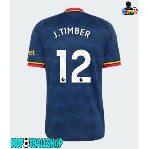 Arsenal Jurrien Timber #12 Borte Drakt 2026-27 Kortermet Arsenal Jurrien Timber #12 Borte Drakt 2026-27 Kortermet