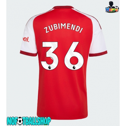 Arsenal Martin Zubimendi #36 Hjemmedrakt 2026-27 Kortermet Arsenal Martin Zubimendi #36 Hjemmedrakt 2026-27 Kortermet