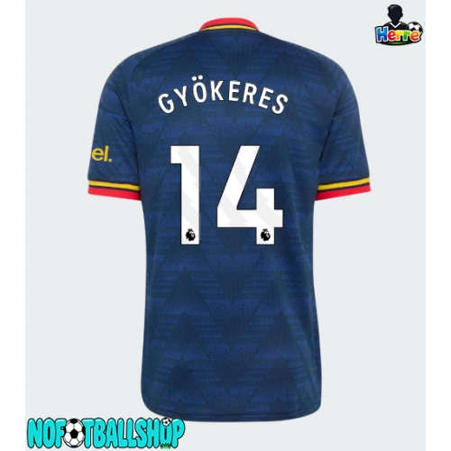 Arsenal Viktor Gyokeres #14 Borte Drakt 2026-27 Kortermet Arsenal Viktor Gyokeres #14 Borte Drakt 2026-27 Kortermet