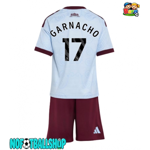 Aston Villa Alejandro Garnacho #17 Tredjedraktsett Barn 2026-27 Kortermet (+ Korte bukser) Aston Villa Alejandro Garnacho #17 Tredjedraktsett Barn 2026-27 Kortermet (+ Korte bukser)