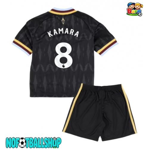 Aston Villa Boubacar Kamara #8 Bortedraktsett Barn 2026-27 Kortermet (+ Korte bukser) Aston Villa Boubacar Kamara #8 Bortedraktsett Barn 2026-27 Kortermet (+ Korte bukser)