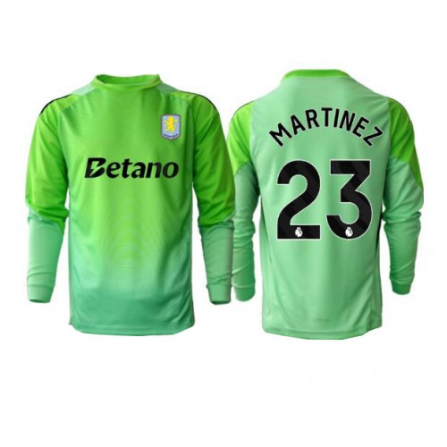 Aston Villa Emiliano Martinez #23 Keeper Borte Drakt 2025-26 Langermet Aston Villa Emiliano Martinez #23 Keeper Borte Drakt 2025-26 Langermet