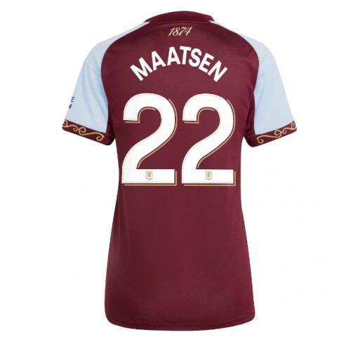 Aston Villa Ian Maatsen #22 Hjemmedrakt Dame 2025-26 Kortermet Aston Villa Ian Maatsen #22 Hjemmedrakt Dame 2025-26 Kortermet