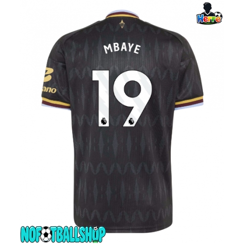 Aston Villa Ibrahim Mbaye #19 Borte Drakt 2026-27 Kortermet Aston Villa Ibrahim Mbaye #19 Borte Drakt 2026-27 Kortermet