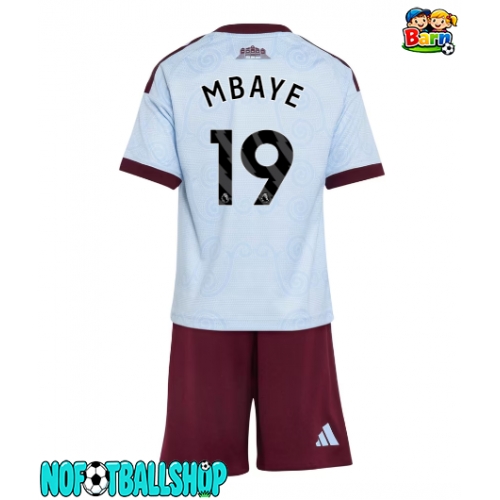 Aston Villa Ibrahim Mbaye #19 Tredjedraktsett Barn 2026-27 Kortermet (+ Korte bukser) Aston Villa Ibrahim Mbaye #19 Tredjedraktsett Barn 2026-27 Kortermet (+ Korte bukser)