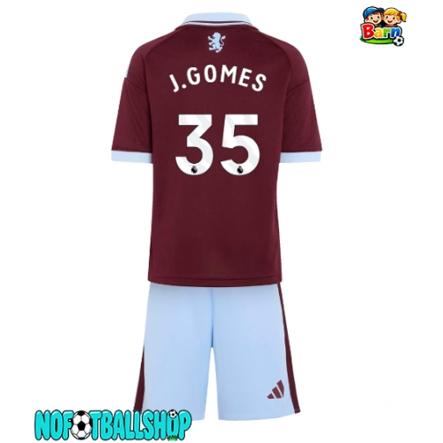 Aston Villa Joao Gomes #35 Hjemmedraktsett Barn 2026-27 Kortermet (+ Korte bukser) Aston Villa Joao Gomes #35 Hjemmedraktsett Barn 2026-27 Kortermet (+ Korte bukser)