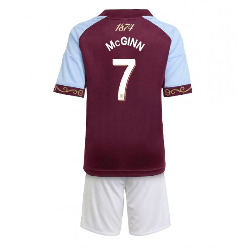 Aston Villa John McGinn #7 Hjemmedraktsett Barn 2025-26 Kortermet (+ Korte bukser) Aston Villa John McGinn #7 Hjemmedraktsett Barn 2025-26 Kortermet (+ Korte bukser)