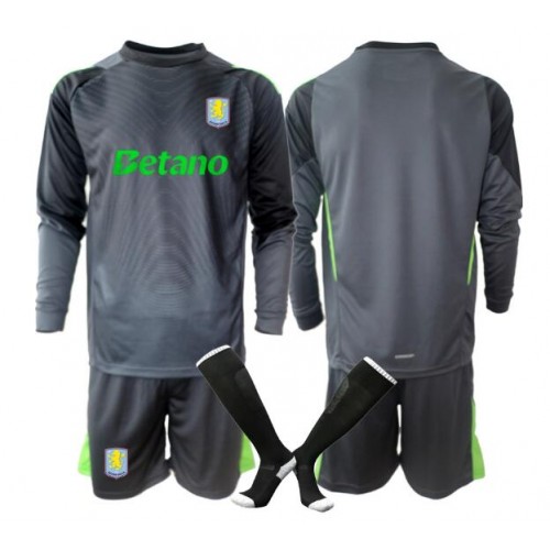 Aston Villa Keeper Hjemmedraktsett Barn 2025-26 Langermet (+ Korte bukser) Aston Villa Keeper Hjemmedraktsett Barn 2025-26 Langermet (+ Korte bukser)