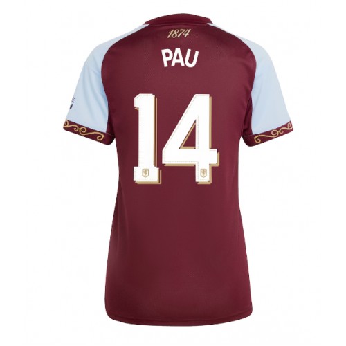 Aston Villa Pau Torres #14 Hjemmedrakt Dame 2025-26 Kortermet Aston Villa Pau Torres #14 Hjemmedrakt Dame 2025-26 Kortermet